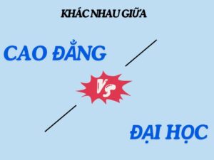 Cao đẳng với đại học có gì khác nhau?